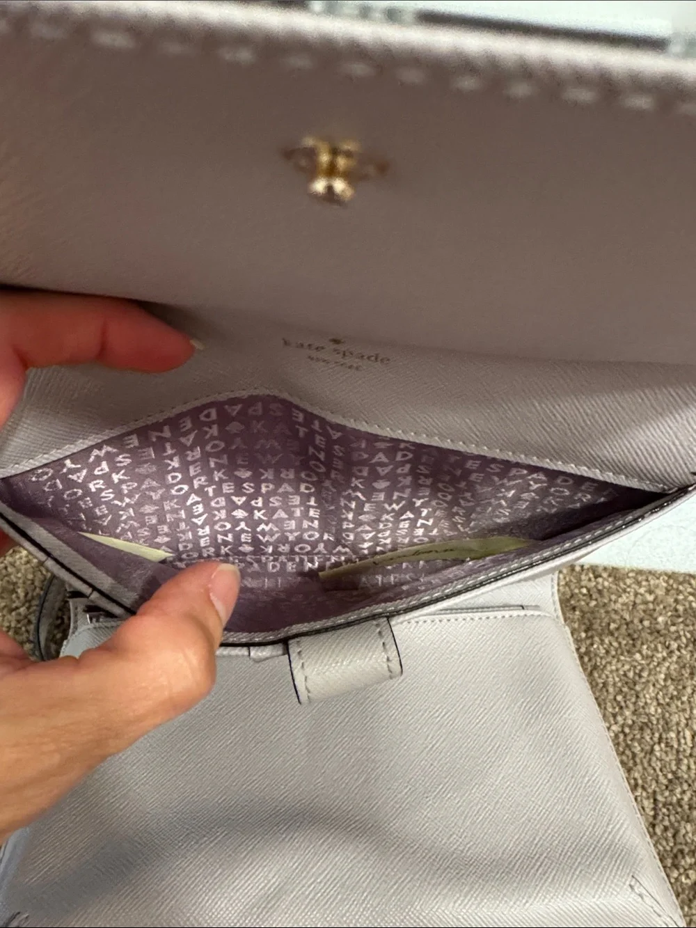 Kate spade hop to it bunny rabbit crossbody bag purse clutch